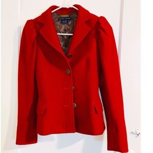 Ralph Lauren red wool coat